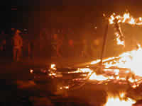 The Man burns