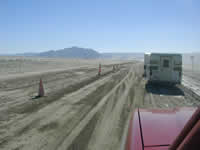 Arriving at Black Rock City