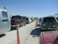 Arriving at Black Rock City