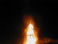The Man burns