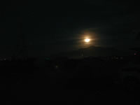 Moon-rise over Black Rock City