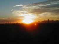 Sunrise at Black Rock City