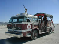 Vehicles and art cars at Burning Man
