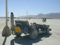Vehicles and art cars at Burning Man