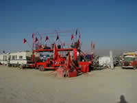 Vehicles and art cars at Burning Man