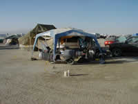 Vehicles and art cars at Burning Man