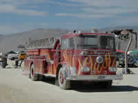 Vehicles and art cars at Burning Man