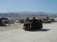 Vehicles and art cars at Burning Man
