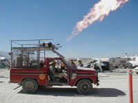 Vehicles and art cars at Burning Man