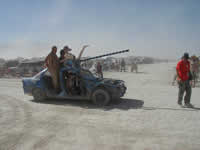 Vehicles and art cars at Burning Man